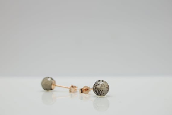 Orecchini A Sfera In Oro Inciso Da 4 Mm/375 Mm - WWW - Foto 10