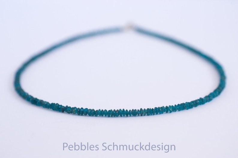 PURE Necklace noble apatite dark blue 925 image 4