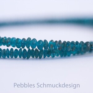 PURE Necklace noble apatite dark blue 925 image 1