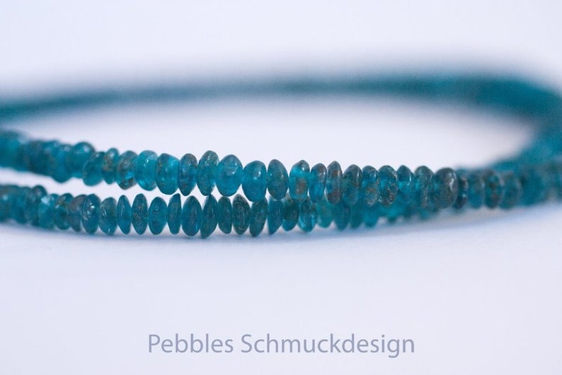PURE Necklace noble apatite dark blue 925 image 1