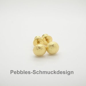 Pebbles point: 925 Silver gold plated image 2