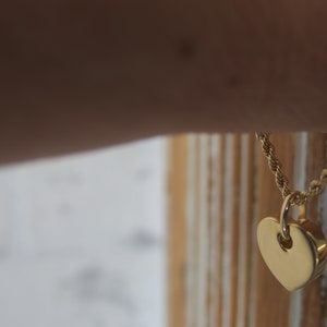 Heart: edles Armband aus 9K/ 375 Gold mit großem Herz-Anhänger zdjęcie 4