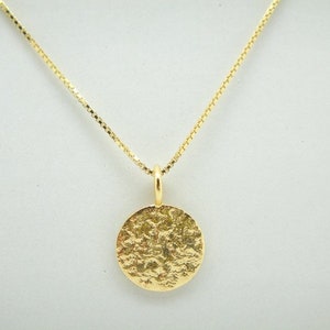 Point structure delicate chain 925 gold-plated image 1