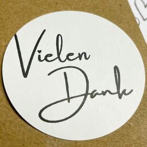 Etiketten rund Vielen Dank - Etiketten /Papterie Hochzeit / papeterie Hochzeit / Aufkleber rund / Dankeskarten Hochzeit /Papeterie 8 9 10 11