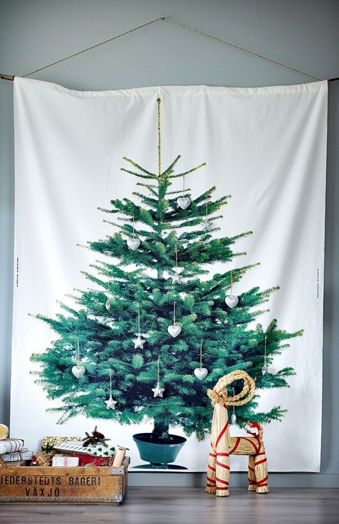 IKEA VINTER 2020 Weihnachtsbaum Stoff Material/Länge Etsy