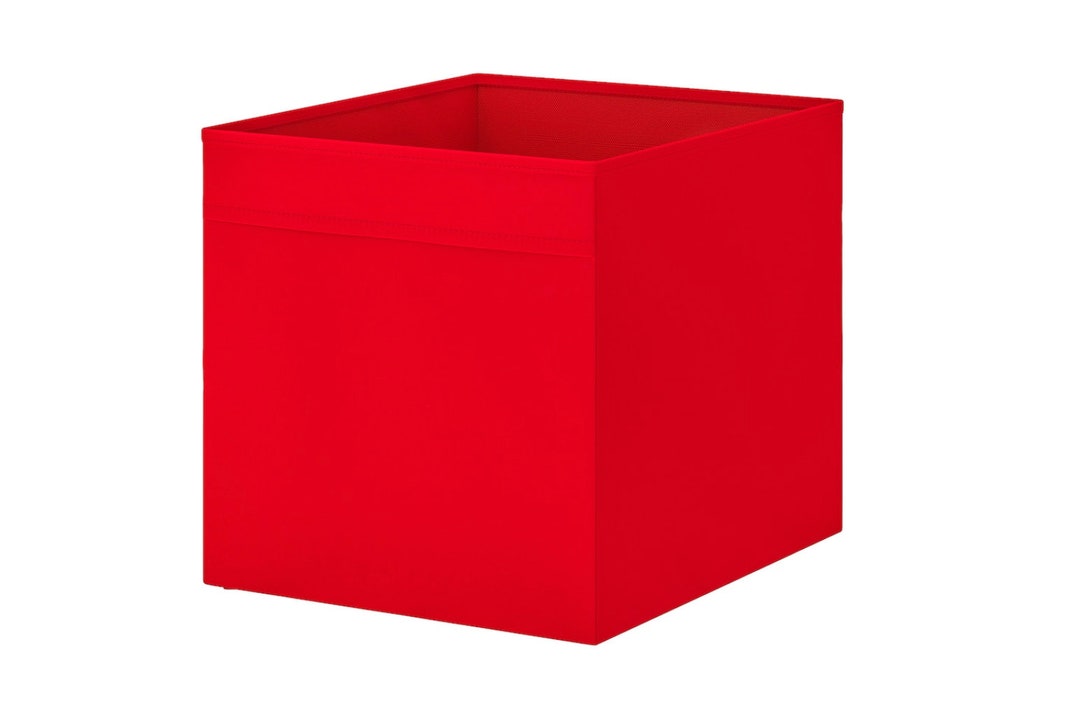 2 X IKEA Red DRÖNA Drona Storage Box for Kallax Unit Etsy UK