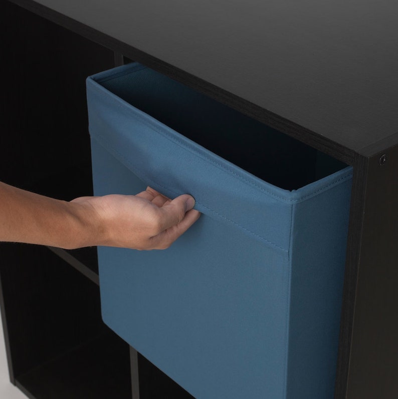 2 X IKEA DRÖNA Drona Dark Blue Storage Box Boxes for Kallax Etsy UK