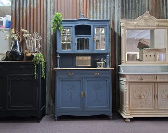 Antik Brocante Buffetkast, Sheffield Grey. ZIE OMSCHRIJVING!