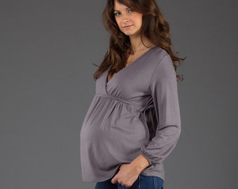 Stillshirt Maternity shirt gbl grey Stillmode