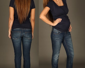 various lengths !! Maternity jeans straight blue