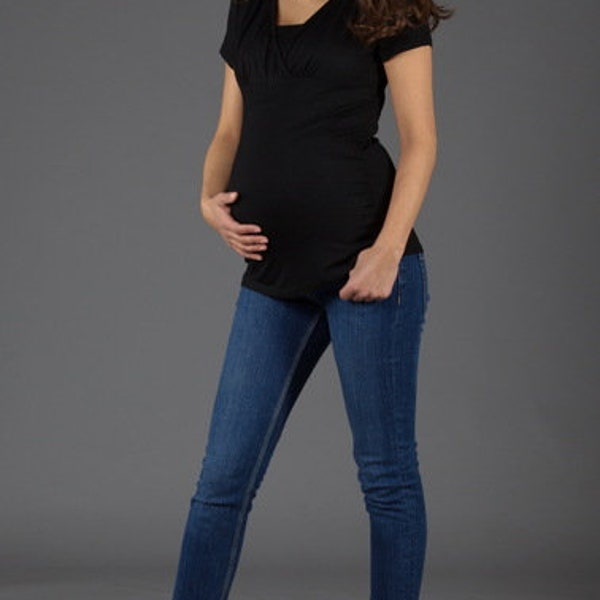 Stillshirt maternity shirt esk black size 36 maternity fashion