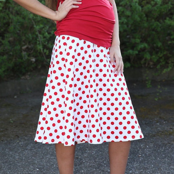 Maternity fashion maternity skirt pu dots