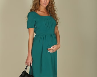 Maternity dress chiffon ük green maternity fashion