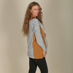 Stillshirt de circonstance bov bleu-ocre image 1