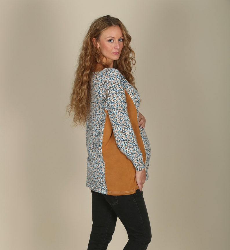 Stillshirt de circonstance bov bleu-ocre image 1