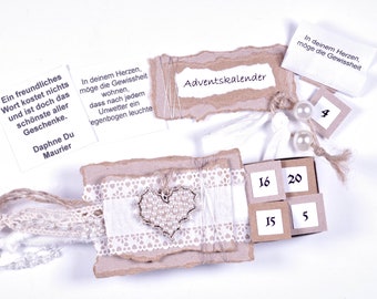 Adventskalender Gefülltadventskalender Etsy