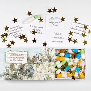 Adventskalender Fur Verliebtegefulltsprucheadventskalender Etsy