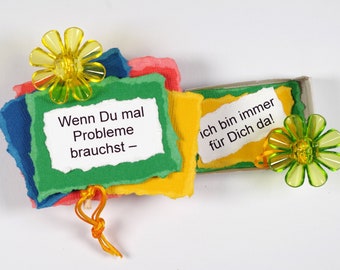 Streichholzschachtel mit Spruch,Valentinstagsgeschenk,Geschenk für Männer,Frauen,Freundin,Blumen,bunt,Geburtstagsgeschenk,witzig,Freund,Box