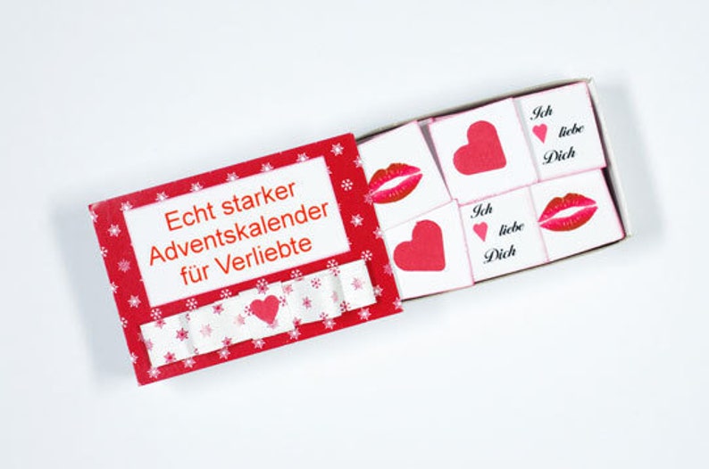Adventskalender für VerliebtegefülltSprücheAdventskalender Etsy