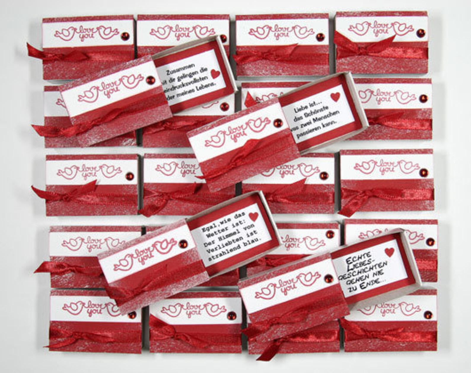 Adventskalender für Verliebte gefülltPapier Sprüche Etsy