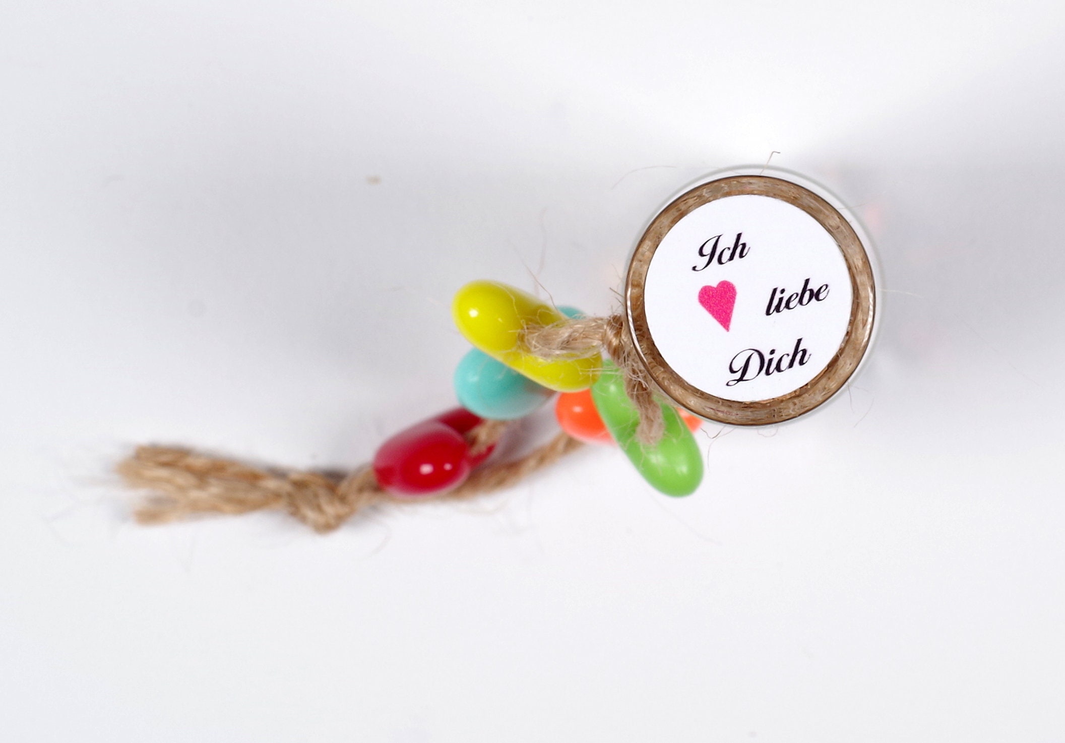 Flaschenpost ich liebe dichFlaschenpost HerzSpruchGeschenk Etsy