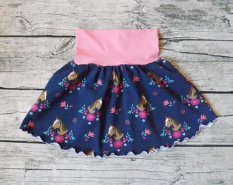 Mitwachshose-Pumphose aus Jersey rosa-pink mit Diddl Maus