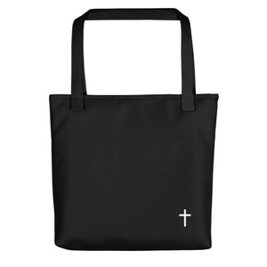 Christian Cross Logo Tote Bag