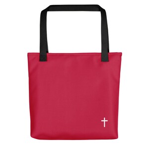 Christian Cross Logo Tote Bag
