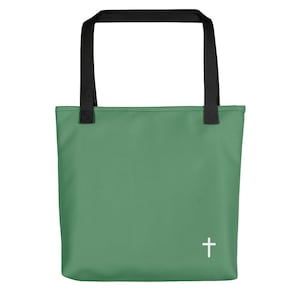 Christian Cross Logo Tote Bag