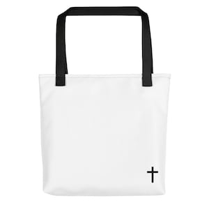 Christian Cross Logo Tote Bag