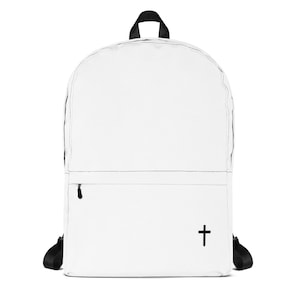 Christian Cross Logo Backpack