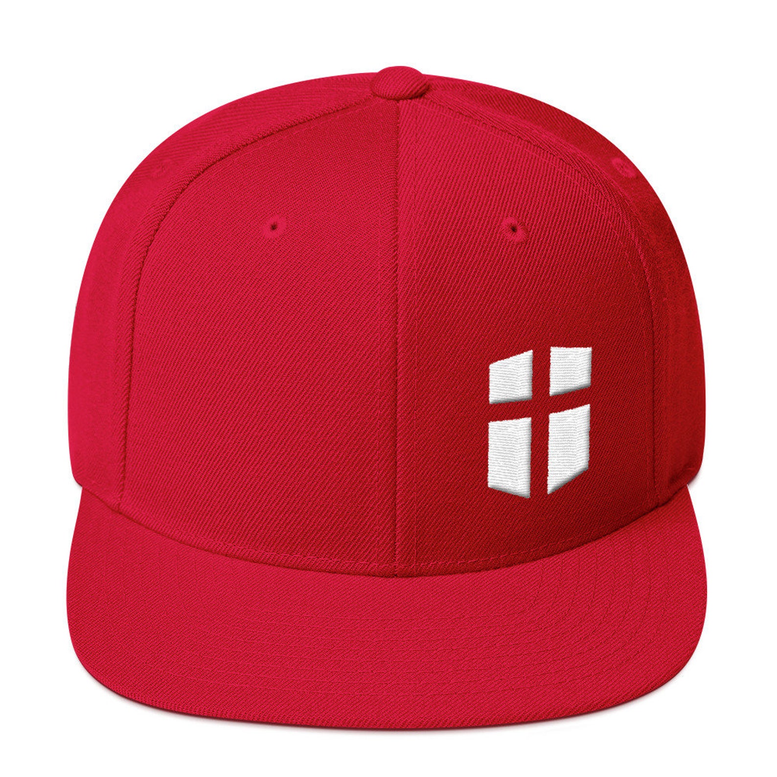 Christian Cross Shield Logo Wool Blend Snapback Hatd - Etsy