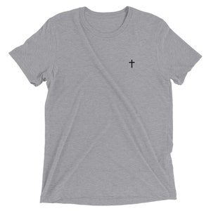 Christian Cross Logo Fitted Soft Wash Crew Neck Tshirt - Etsy