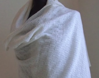 Bridal stole in white or ivory