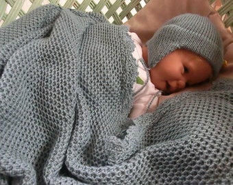 Baby equipment-Blanket, cap and shoes