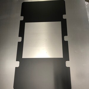 1970-72 Chevrolet Dash A/C Delete Plate - Black Plastic Center Vent Cover By The Parts Place