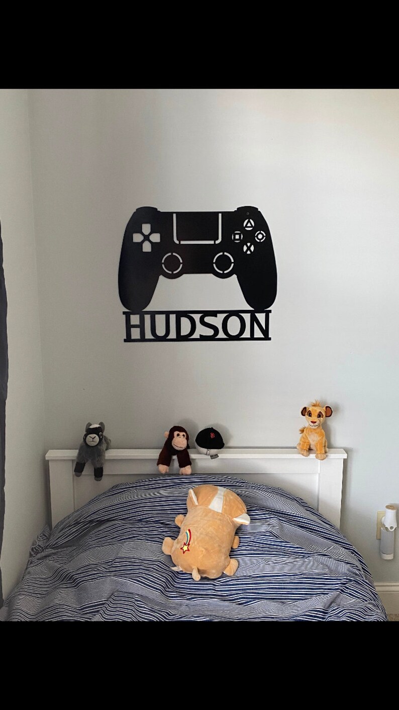 Game Controller Signs Game Controller Sign Custom Gaming Controller PlayStation | Etsy