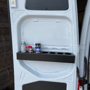 Sprinter Van - Chemical Holder Rear Door - Aerosol Can Storage - Sprinter accessories