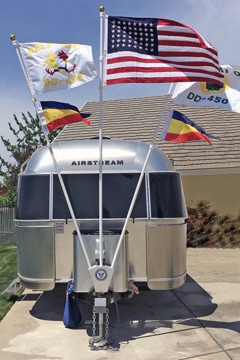 Rv Flag Holder Airstream Flag Holder Hitch Jack Flag Etsy UK