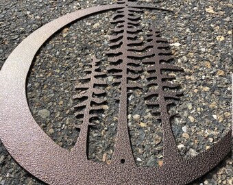 Trees in moon 28 inch