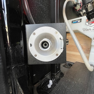 Sprinter Van Shore Power Bracket - Water Line Housing - Inlet/Outlet