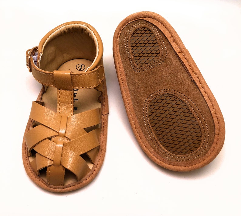 Baby Leather Shoes Closed Toe Baby Sandals Baby Girl shoes Toddler Sandals Toddler Sandals for Boys /& Girls Baby Soft-Sole Sandals