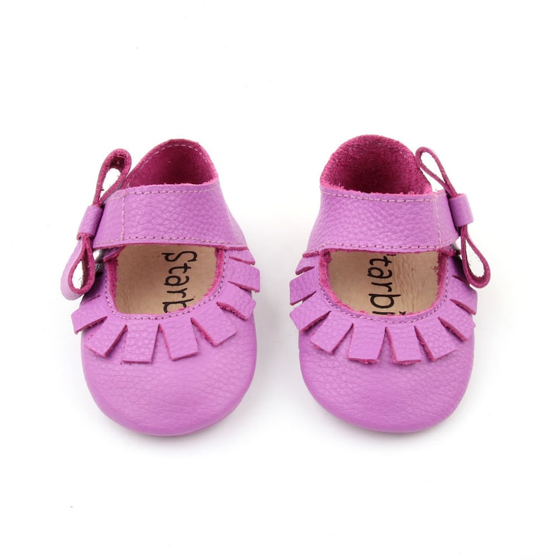 Baby Mary Jane Baby Nonslip Baby Moccasins Baby Velcro Etsy
