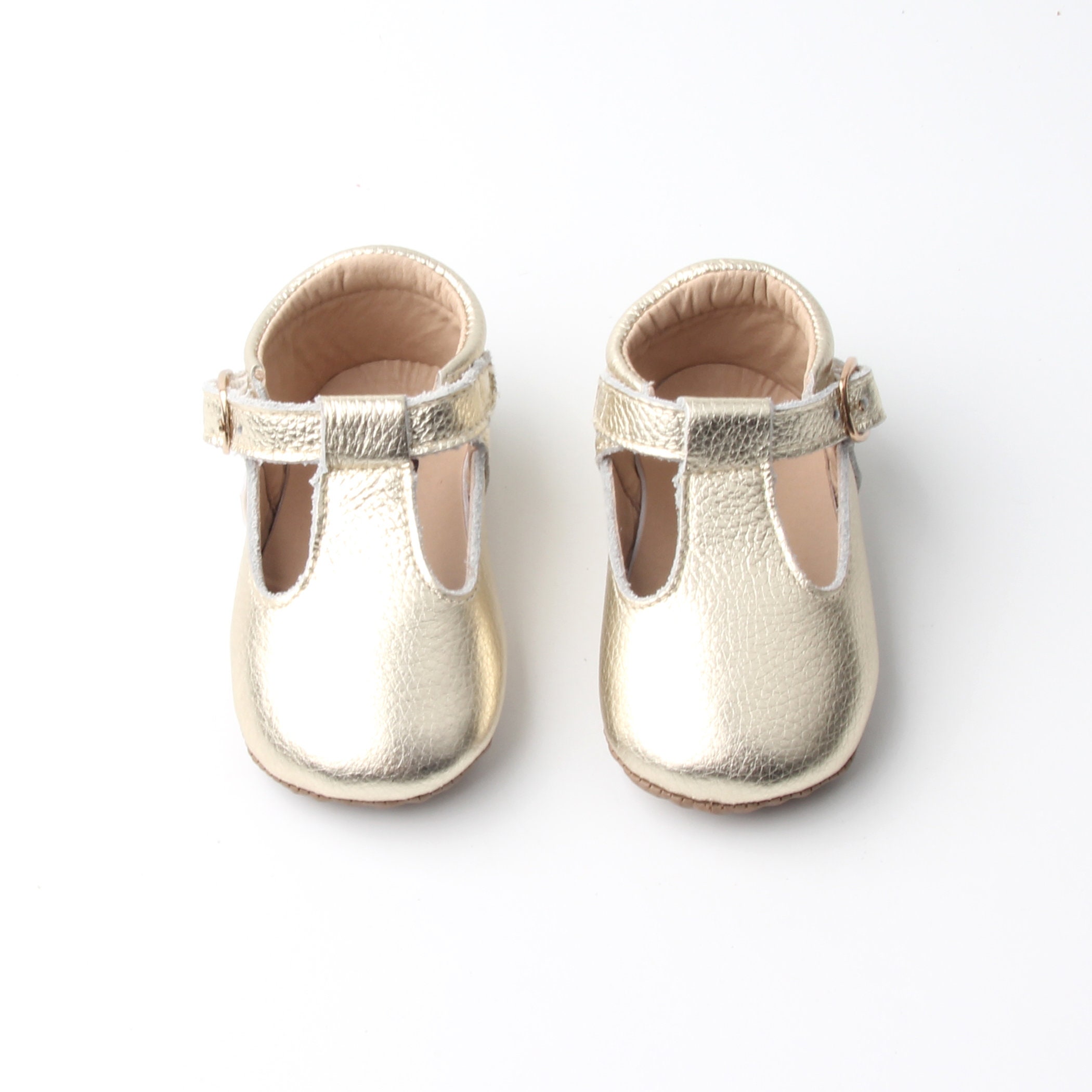 Starbie SoftSole / HardSole Baby Mary Janes Gold, Baby