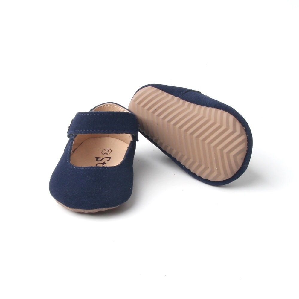 Blue Navy Velvet Chunky Platforms Sole Mary Jane Block High Heels Shoes
