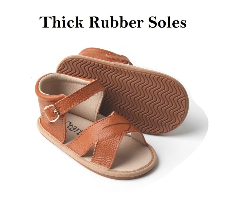 Brown Softsole Sandals Toddlers Sandals Nonslip Toddler Etsy