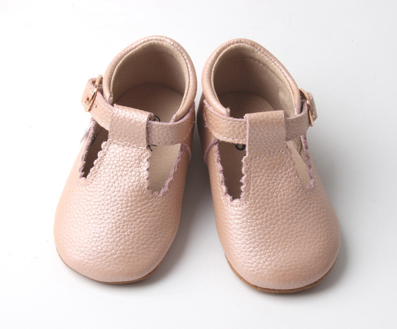 SoftSole Toddler Mary Janes Pearl Pink Toddler Tbar Shoes Etsy