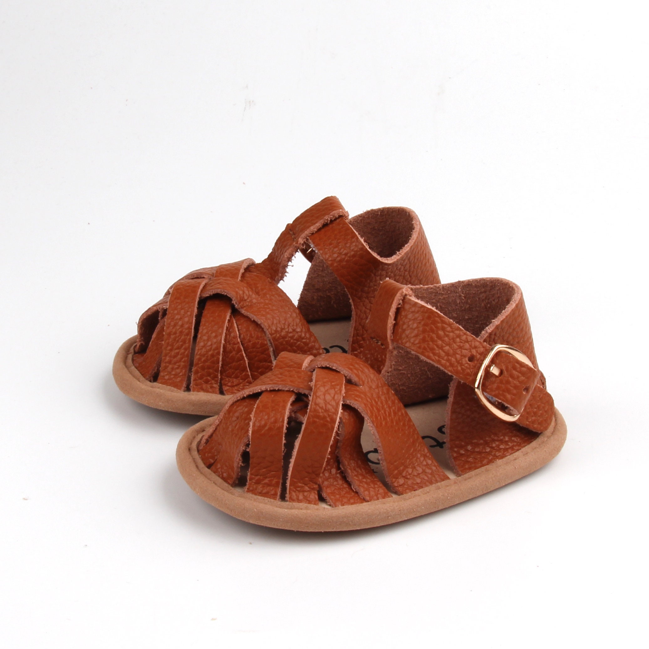 Handmade leather boy's sandals | The leather craftsmen-tmf.edu.vn