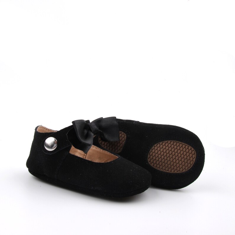 Starbie Black Baby Mary Jane Baby Shoes Black Suede Baby Etsy