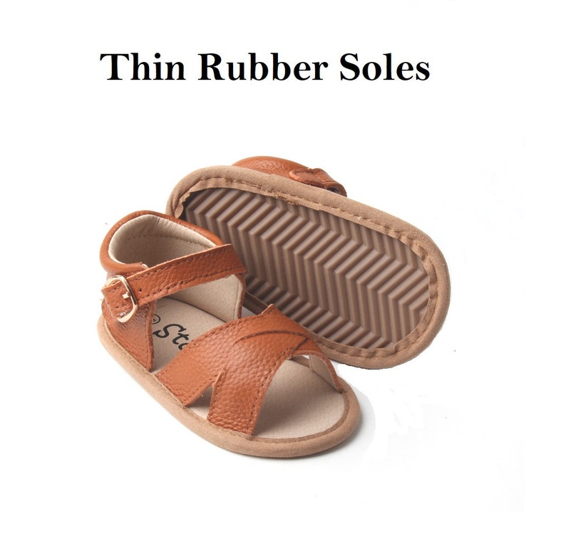 Brown Softsole Sandals Toddlers Sandals Nonslip Toddler Etsy